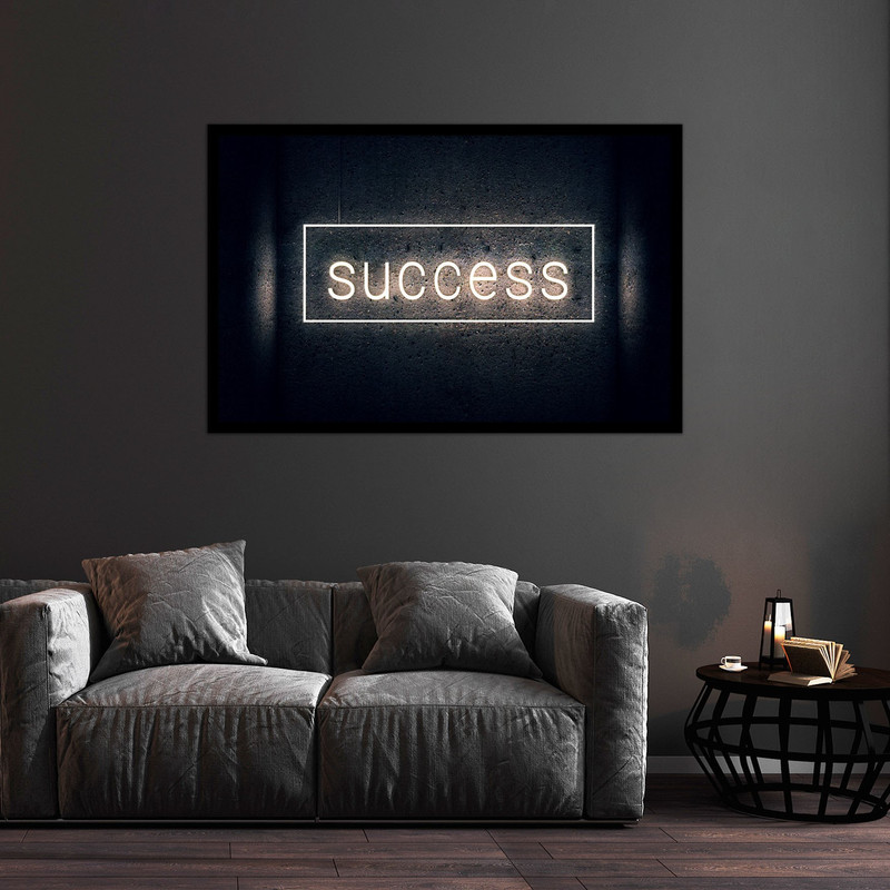 تابلو بکلیت طرح جمله انگیزشی موفقیت مدل B-bu2248