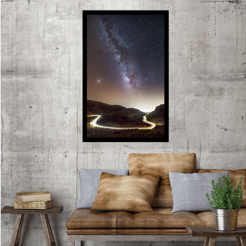 تابلو بکلیت طرح منظره آسمان مدل B-bu1602