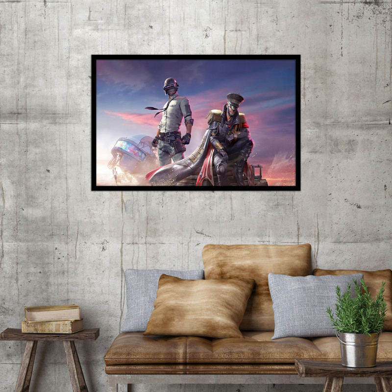 تابلو بکلیت طرح گیمینگ بازی پابجی مدل B-bu1363