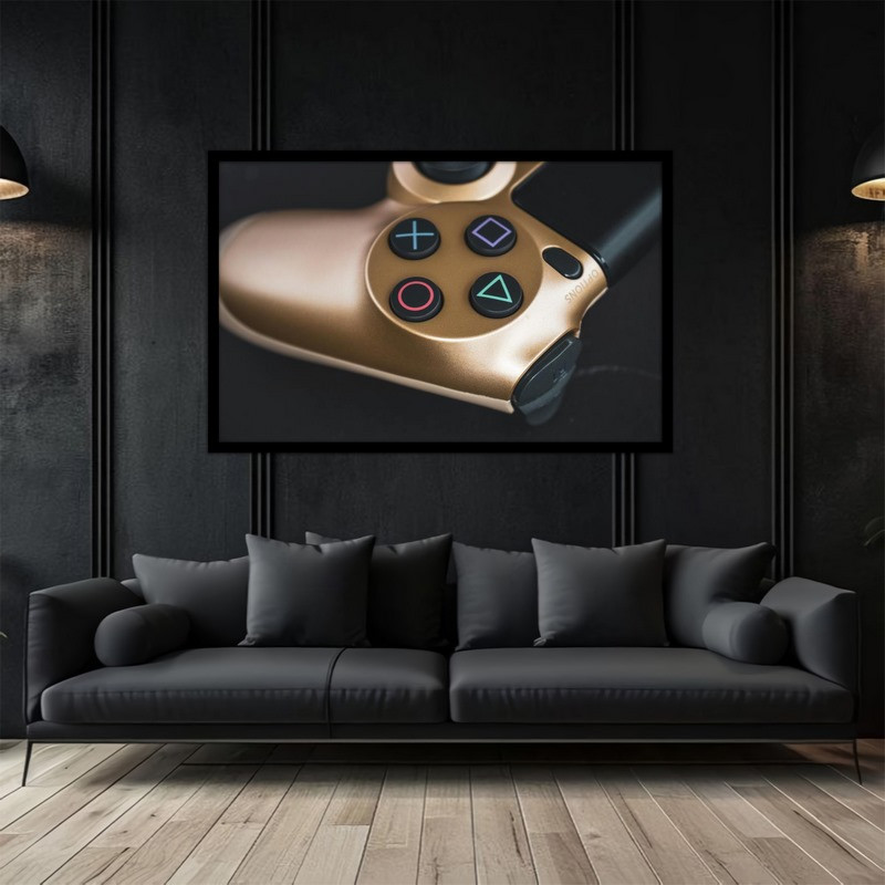 تابلو بکلیت طرح گیمینگ و گیم نت دسته کنسول بازی  ps4 مدل B-bu5302