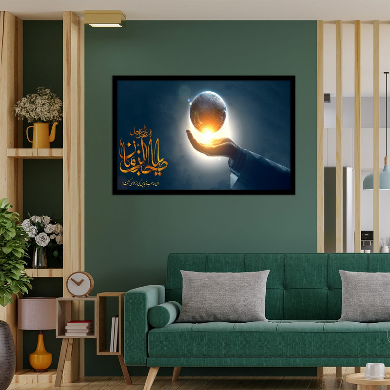 تابلو  نوری بکلیت طرح تصویر مذهبی امام زمان (عج) مدل B-bu2464