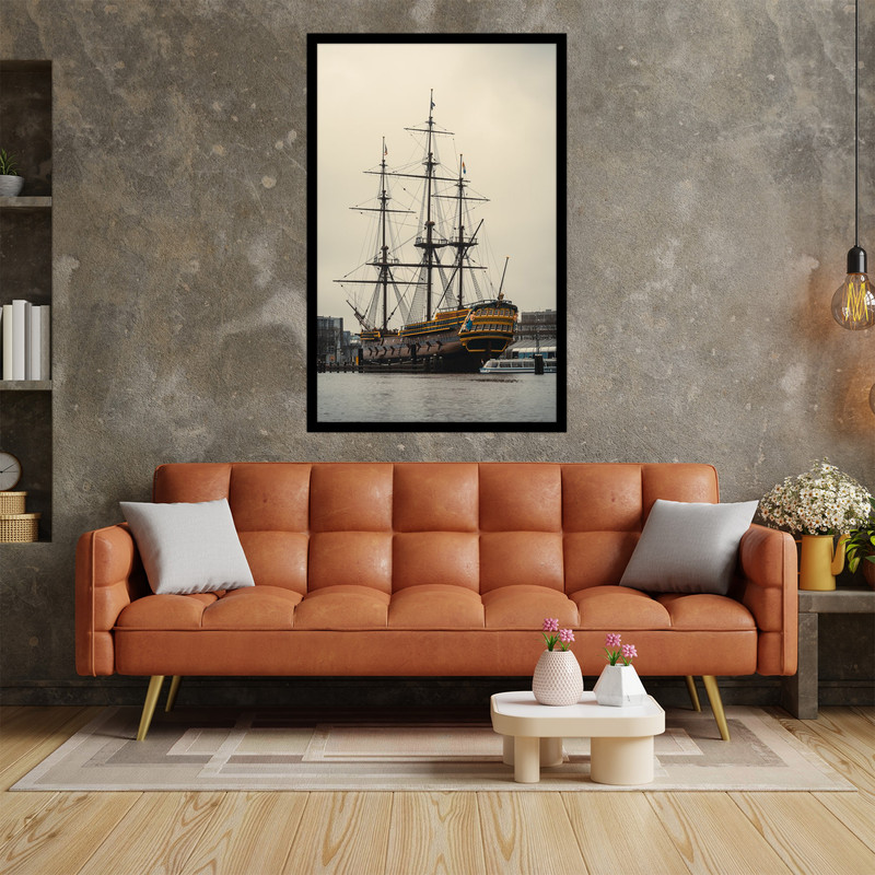 تابلو بکلیت طرح کشتی و دریانوردی مدل  B-bu2625