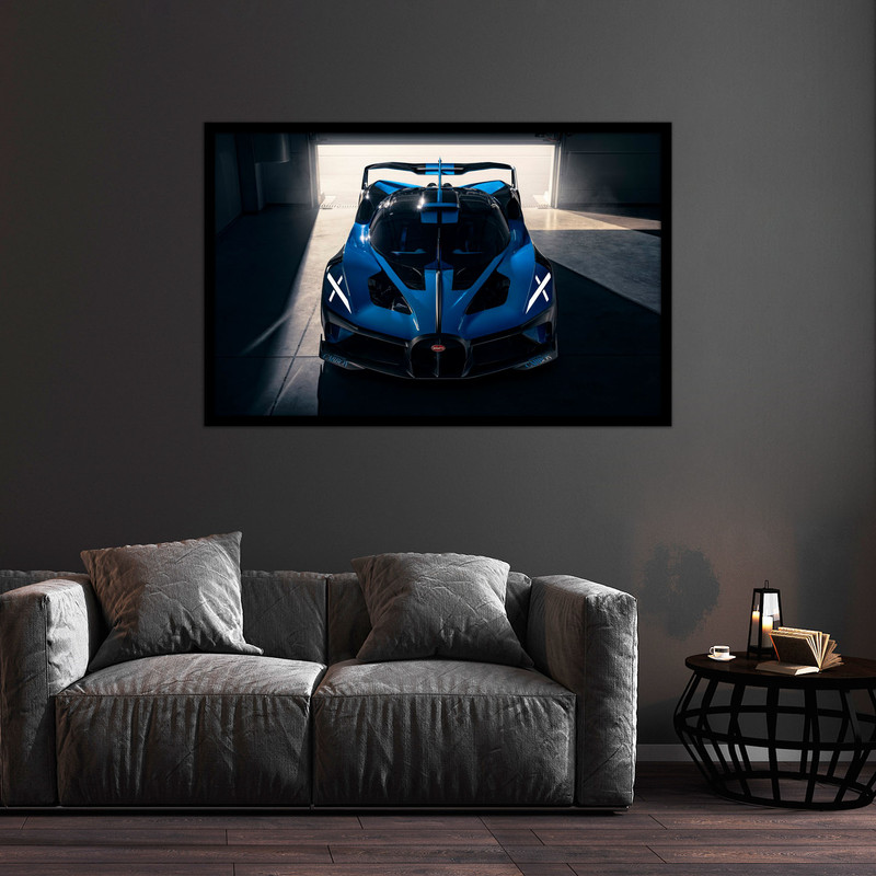 تابلو بکلیت طرح ماشین بوگاتی مدل  B-bu2210