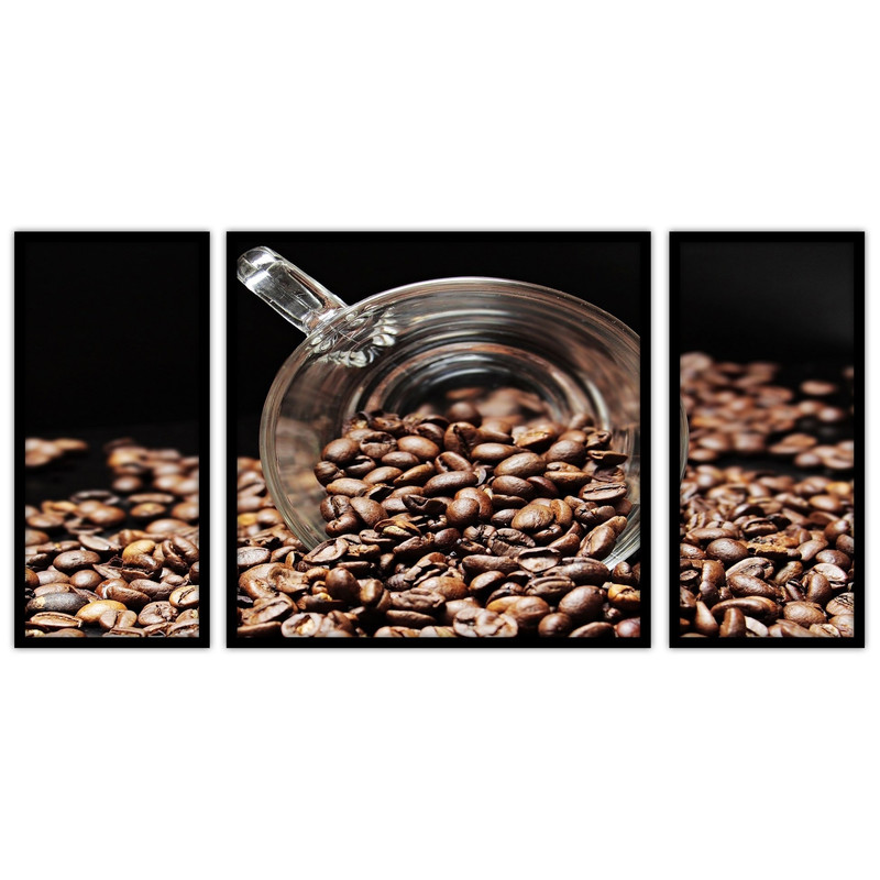 تابلو بکلیت طرح قهوه مدل B-bu3044 مجموعه 3 عددی