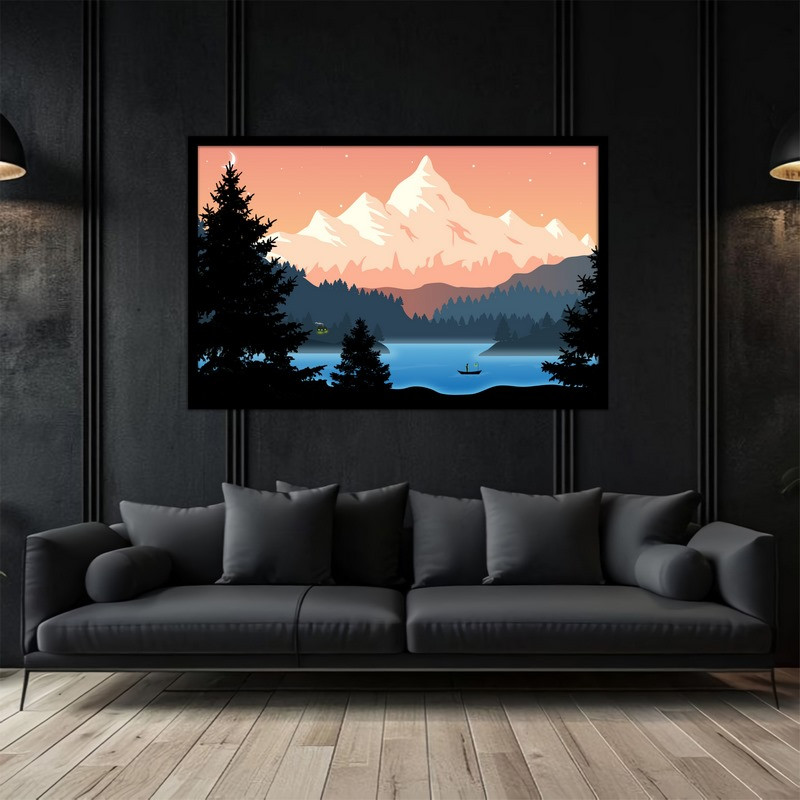 تابلو بکلیت طرح نقاشی و هنر دیجیتال مدل  B-bu2954