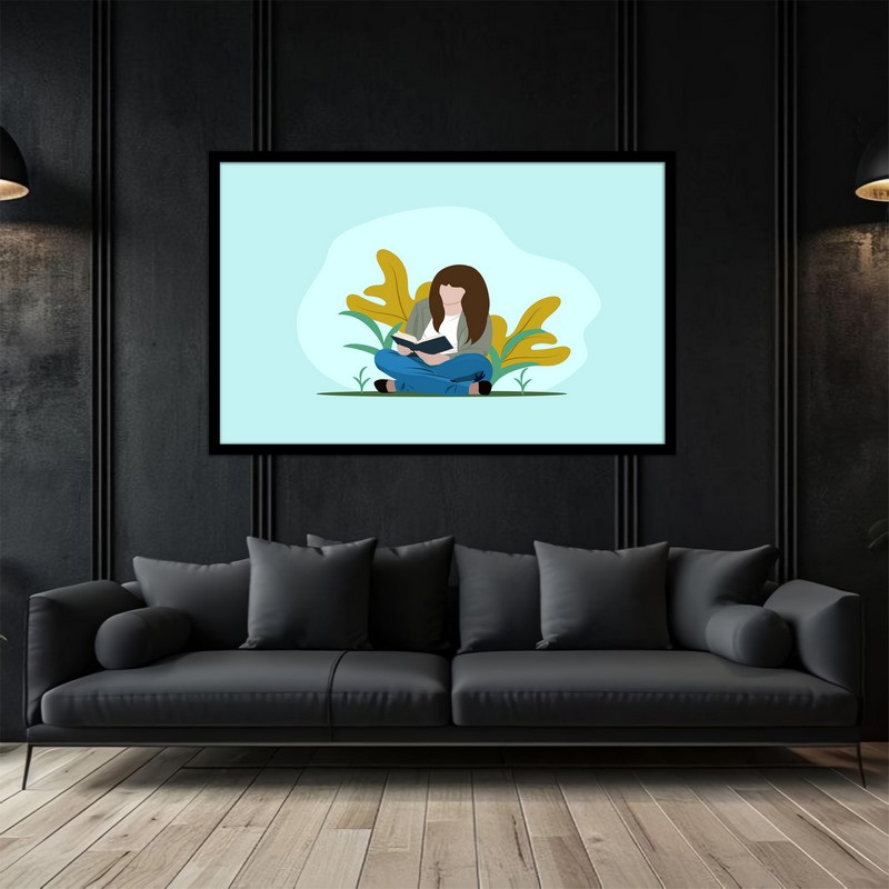 تابلو بکلیت طرح مینیمال نقاشی و هنر دیجیتال  مدل B-bu2975