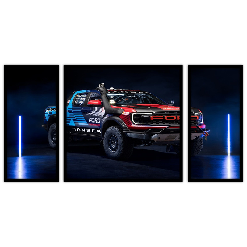 تابلو بکلیت طرح ماشین مدل B-bu3234 مجموعه 3 عددی