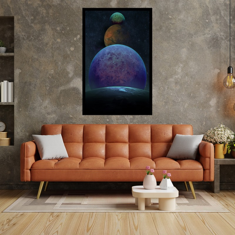 تابلو بکلیت طرح سیاره ها  فضا و کهکشان مدل B-bu5160