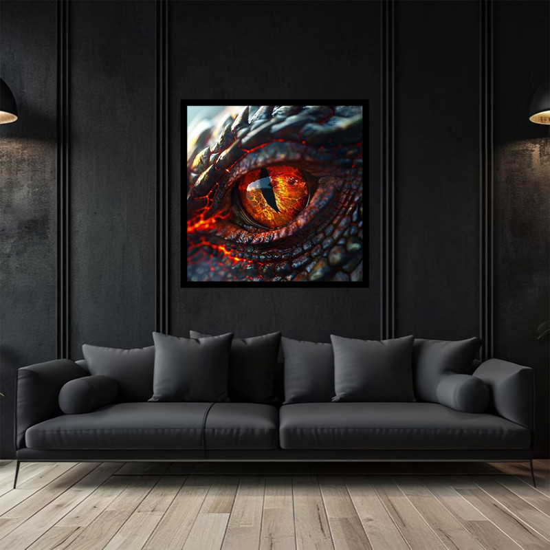 تابلو بکلیت طرح  اکشن چشم اژدها مدل B-bu2814