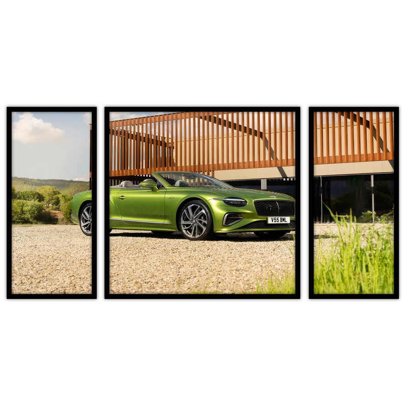 تابلو بکلیت طرح ماشین مدرن و لوکس مدل B-bu3101 مجموعه 3 عددی