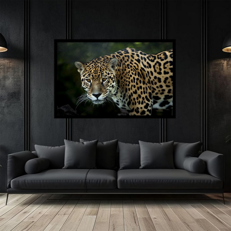 تابلو بکلیت طرح دکوری حیوانات یوزپلنگ مدل B-bu5152