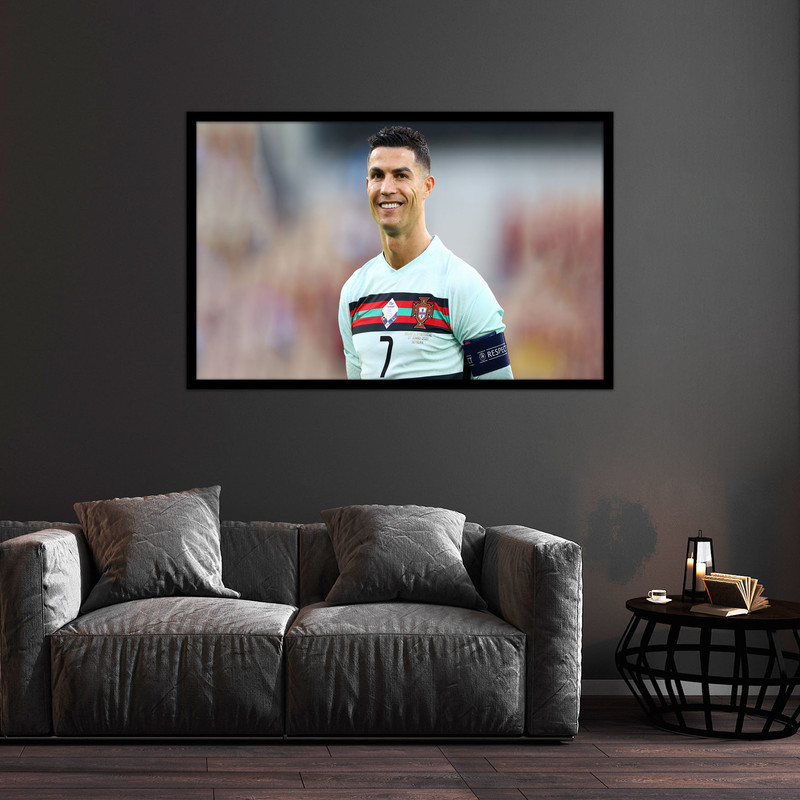 تابلو بکلیت طرح  ورزشی فوتبالی کریستین رونالدو مدل  B-bu2218