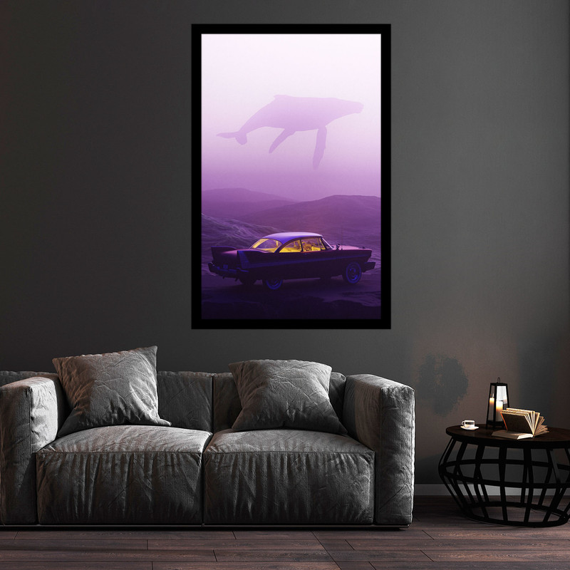 تابلو بکلیت طرح کلاسیک ماشین امدل B-bu2099