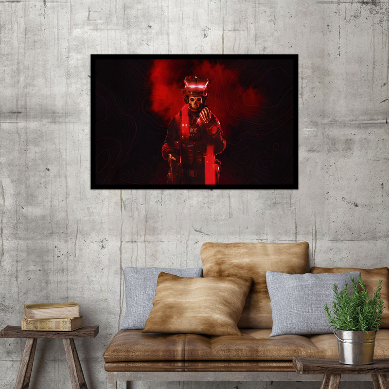 تابلو بکلیت طرح گیمینگ بازی کالاف دیوتی مدل B-bu1230