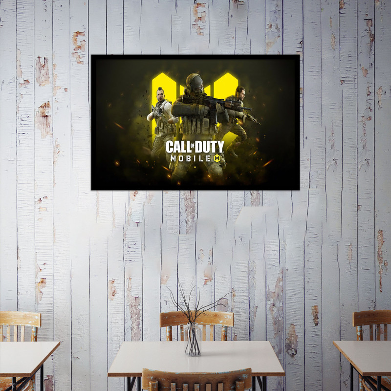 تابلو بکلیت طرح گیمینگ بازی کالاف دیوتی مدل B-bu1128