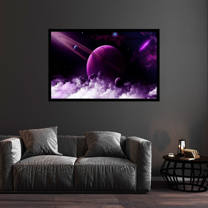 تابلو بکلیت طرح کهکشان سیاره زحل مدل B-bu1371