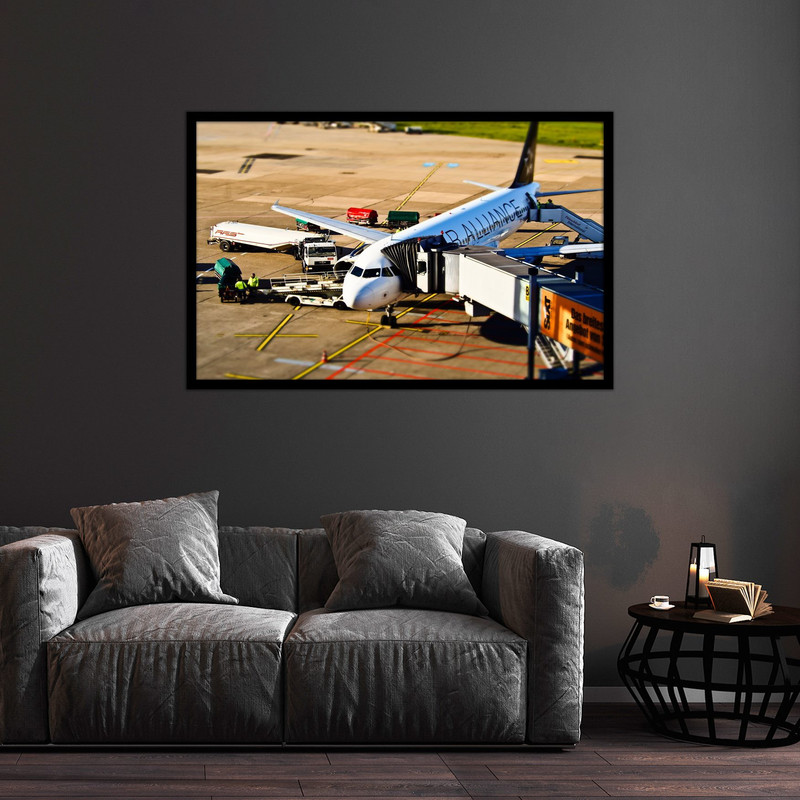 تابلو بکلیت طرح فرودگاه و هواپیما مدل  B-bu2544