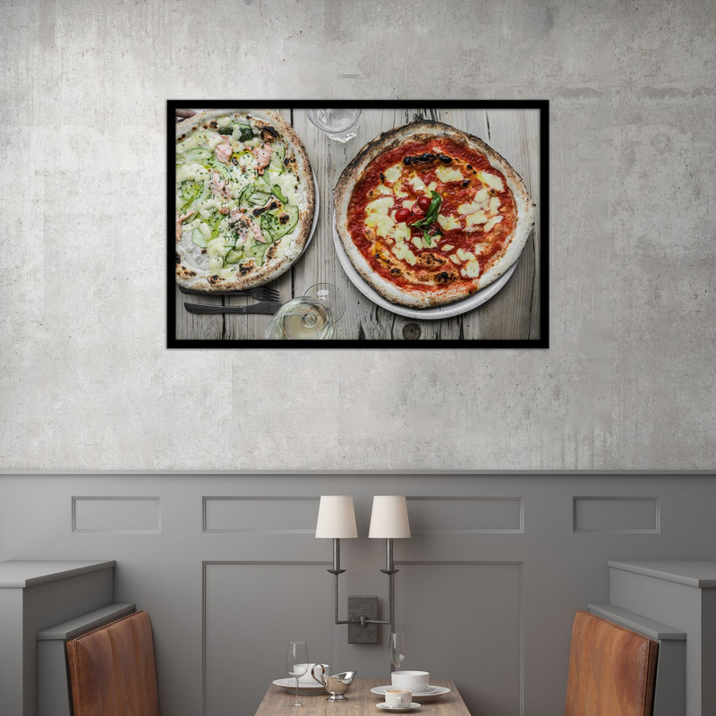 تابلو بکلیت طرح غذا و فست فود پیتزا مدل B-bu2601