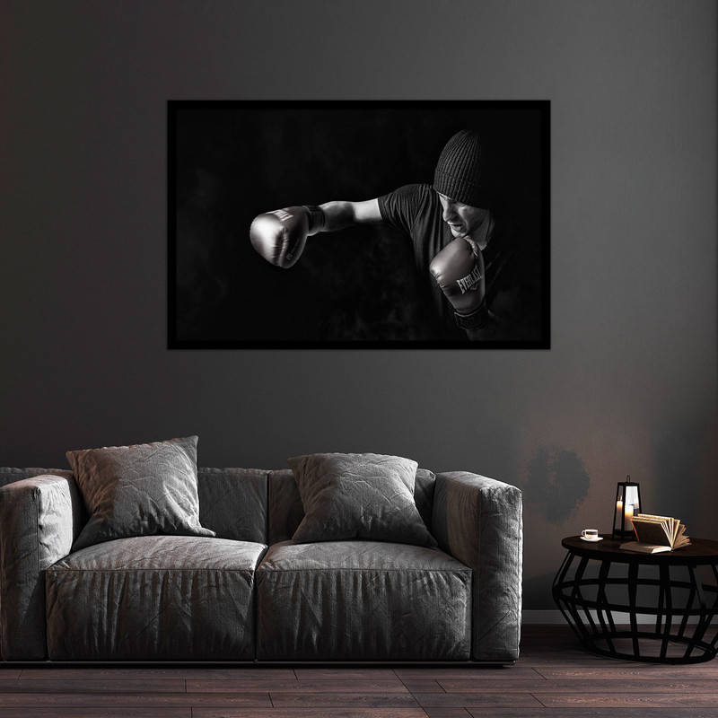 تابلو بکلیت طرح ورزشی بوکس مدل B-bu1120