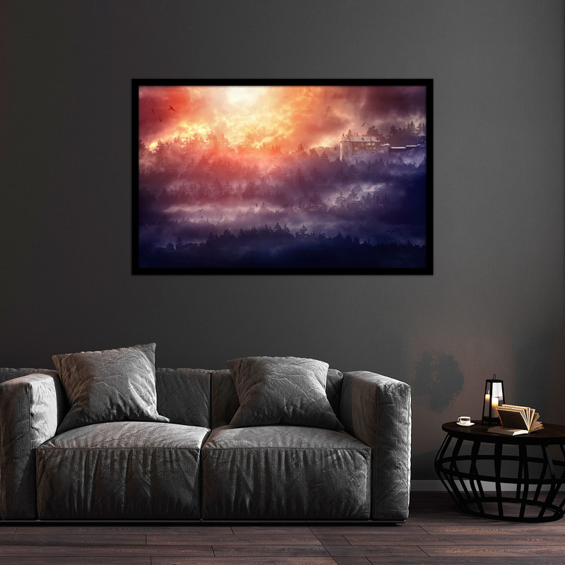 تابلو بکلیت طرح کلاسیگ قلعه مدل B-bu1136