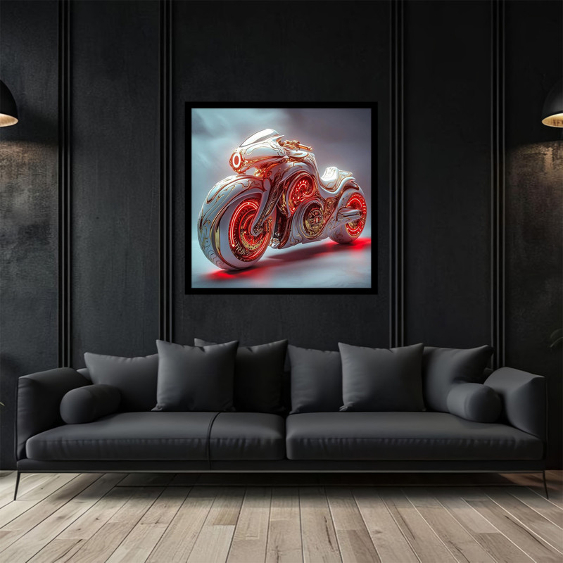 تابلو بکلیت طرح مدرن موتور سیکلت مدل B-bu2734