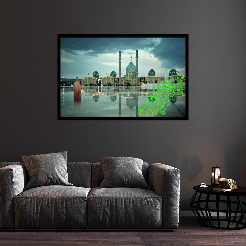 تابلو بکلیت طرح تصویر مذهبی امام زمان (عج) مدل B-bu2451