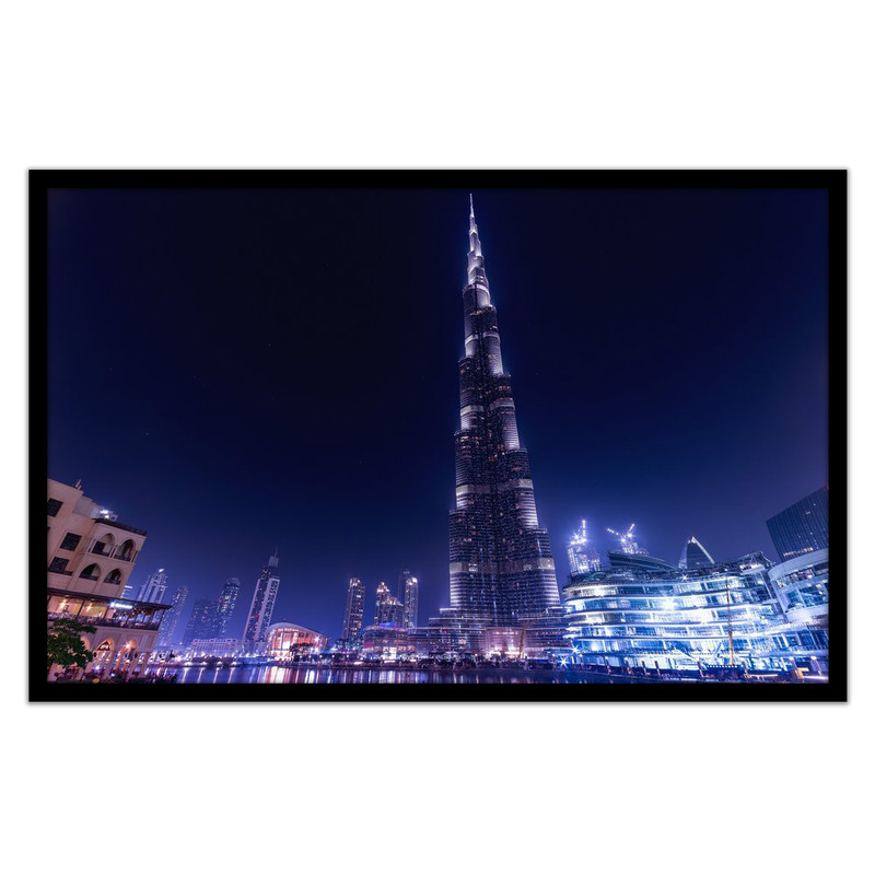 تابلو نوری بکلیت طرح منظره شهری دبی  برج خلیفه مدل B-bu2215