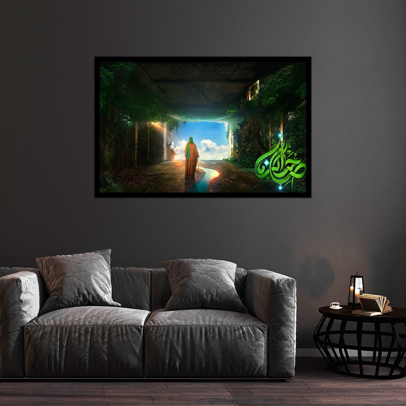 تابلو بکلیت طرح تصویر مذهبی امام زمان (عج) مدل B-bu2463