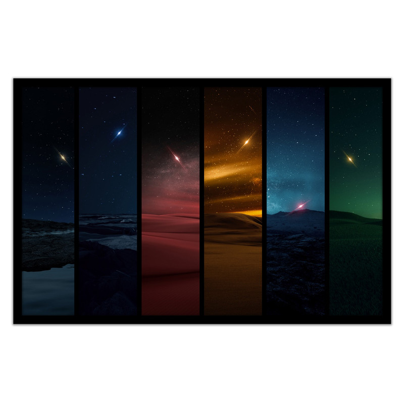 تابلو نوری بکلیت طرح دکوراتیو و مدرن آسمان مدل B-bu2222