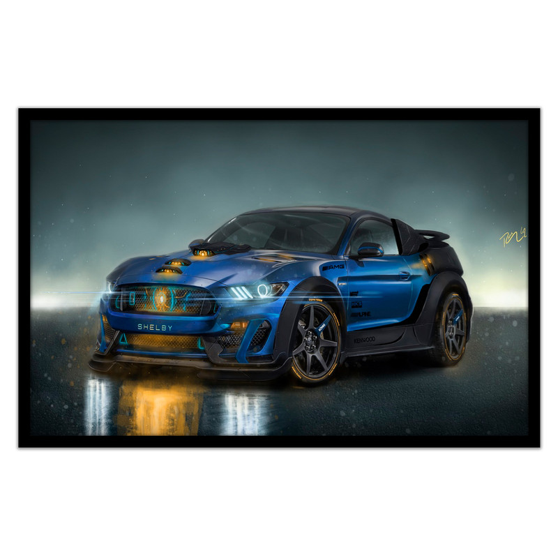 تابلو نوری بکلیت طرح ماشین مدرن مدل B-bu2247