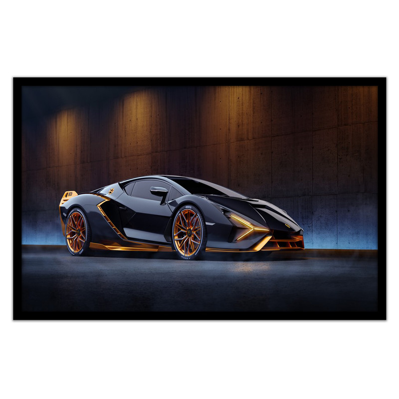 تابلو نوری بکلیت طرح ماشین مدرن مدل B-bu2232