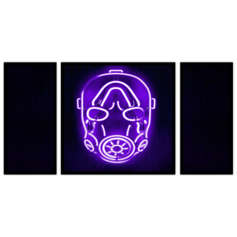 تابلو بکلیت طرح مدرن گیمینگ و گیم نت مدل B-bu3583 مجموعه 3 عددی