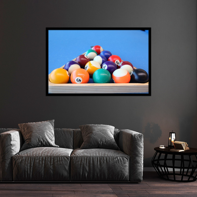 تابلو بکلیت طرح ورزشی بیلیارد مدل B-bu1108