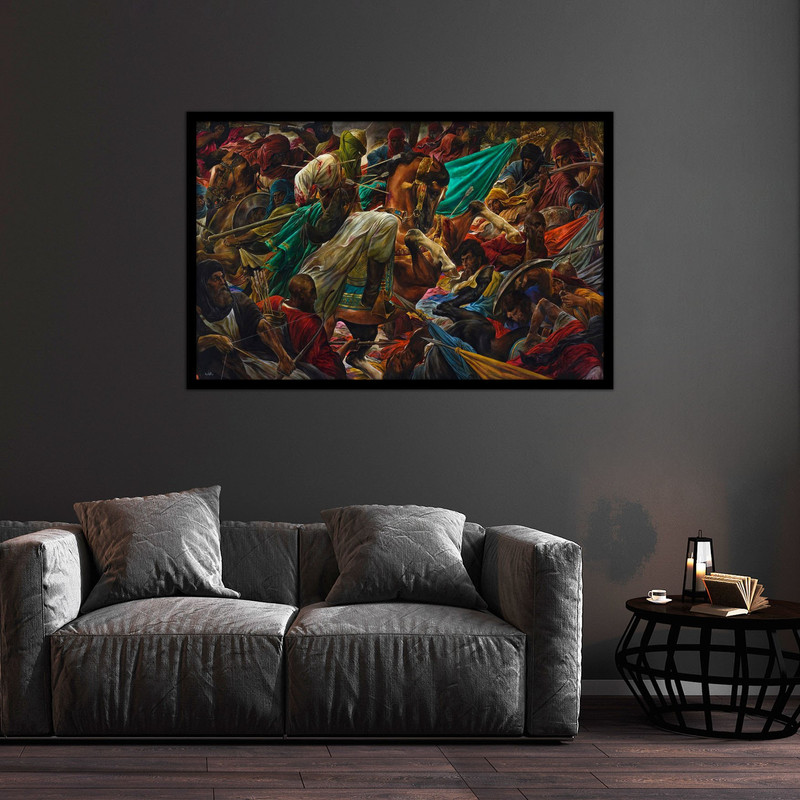 تابلو بکلیت طرح مذهبی روز عاشورا مدل B-bu1288