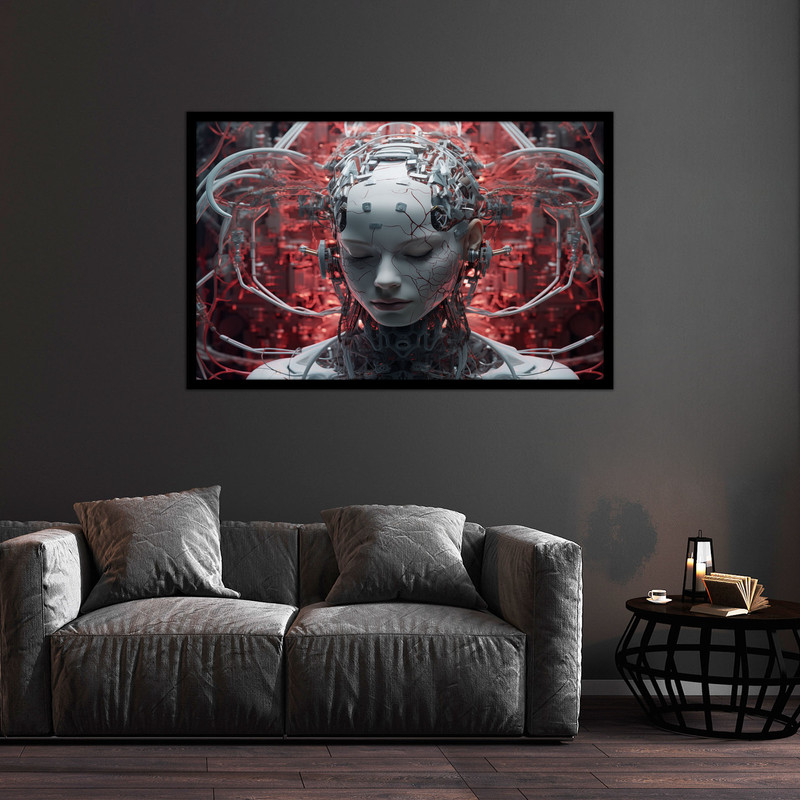 تابلو بکلیت طرح ربات و فناوری مدل B-bu1465