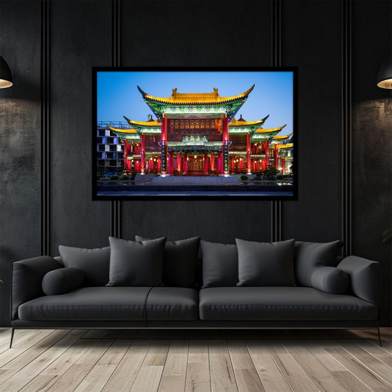 تابلو بکلیت طرح معماری چینی و کلاسیک مدل B-bu5151