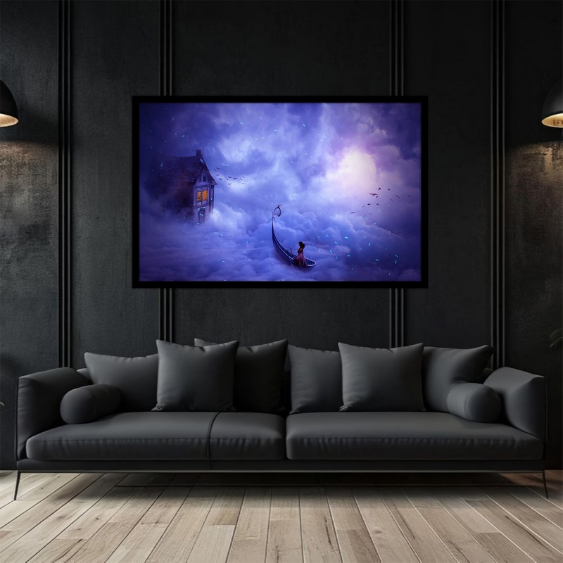 تابلو بکلیت طرح دکوراتیو نقاشی و هنر دیجیتال مدل  B-bu2962