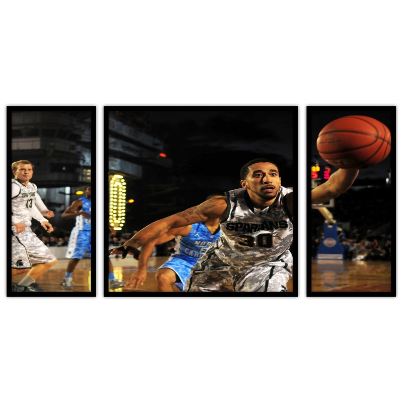 تابلو بکلیت طرح ورزشی بسکتبال  مدل B-bu3160 مجموعه 3 عددی