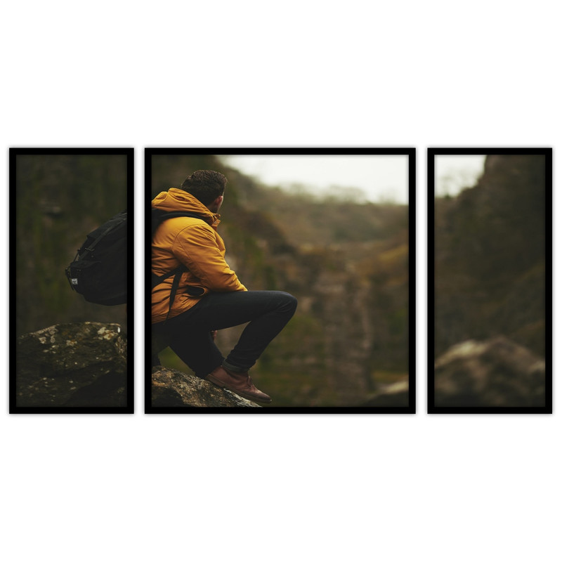 تابلو بکلیت طرح طبیعت و گردشگری مدل B-bu3060 مجموعه 3 عددی