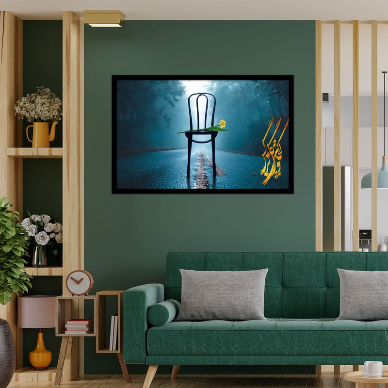 تابلو  نوری بکلیت طرح تصویر مذهبی امام زمان (عج) مدل B-bu2484