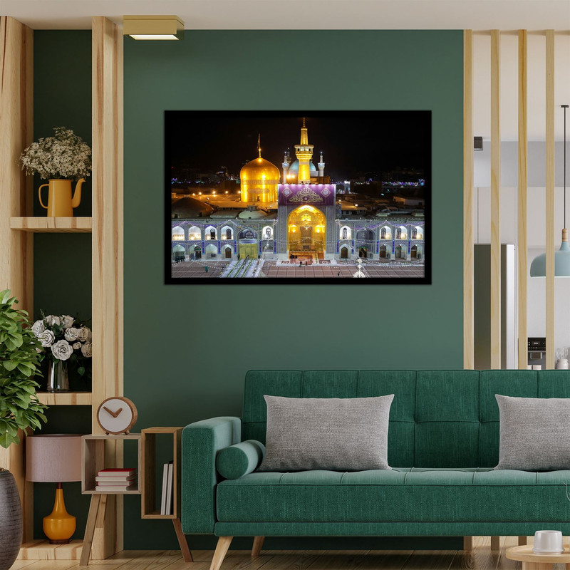 تابلو  نوری بکلیت طرح تصویر حرم امام رضا (ع) مدل B-bu2577