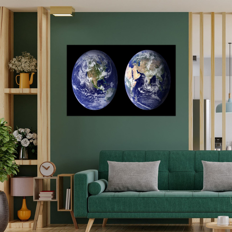 تابلو  نوری بکلیت طرح کره زمین مدل B-bu2646