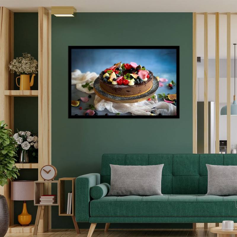 تابلو  نوری بکلیت طرح کافی شاپ کیک و شیرینی مدل B-bu2650