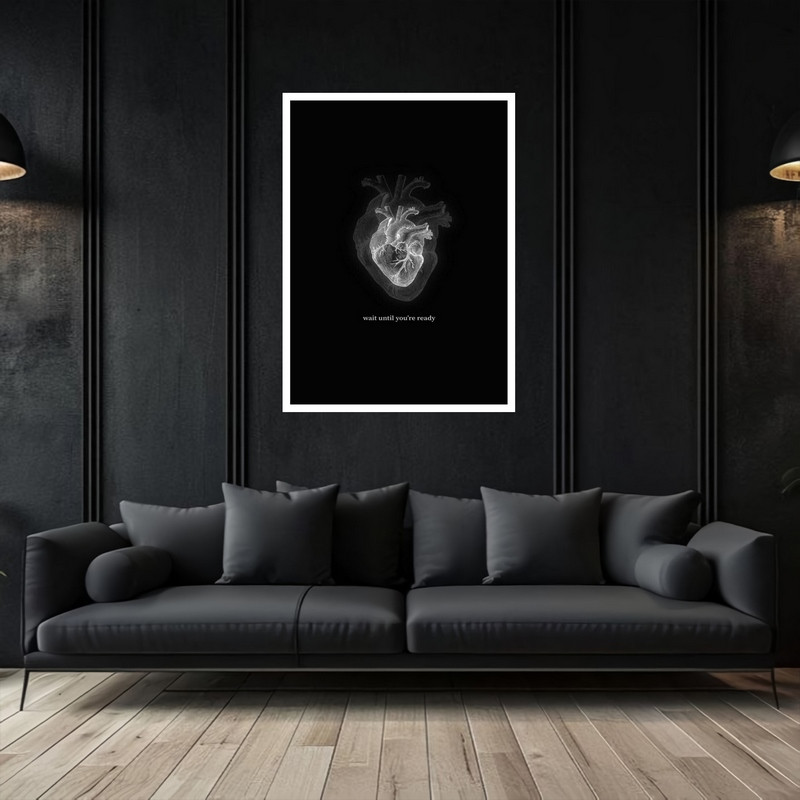 تابلو بکلیت طرح دکوری هنری و مدرن جمله انگلیسی مدل W-bu5398