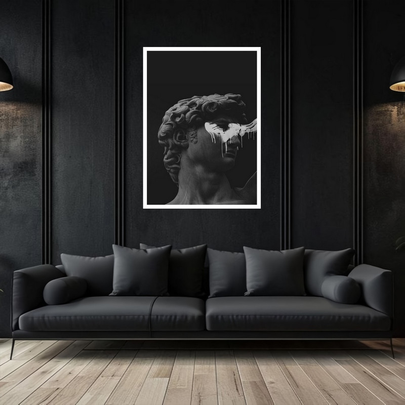 تابلو بکلیت طرح فانتزی تندیسی قدیمی دکوری هنری و مدرن مدل W-bu5387