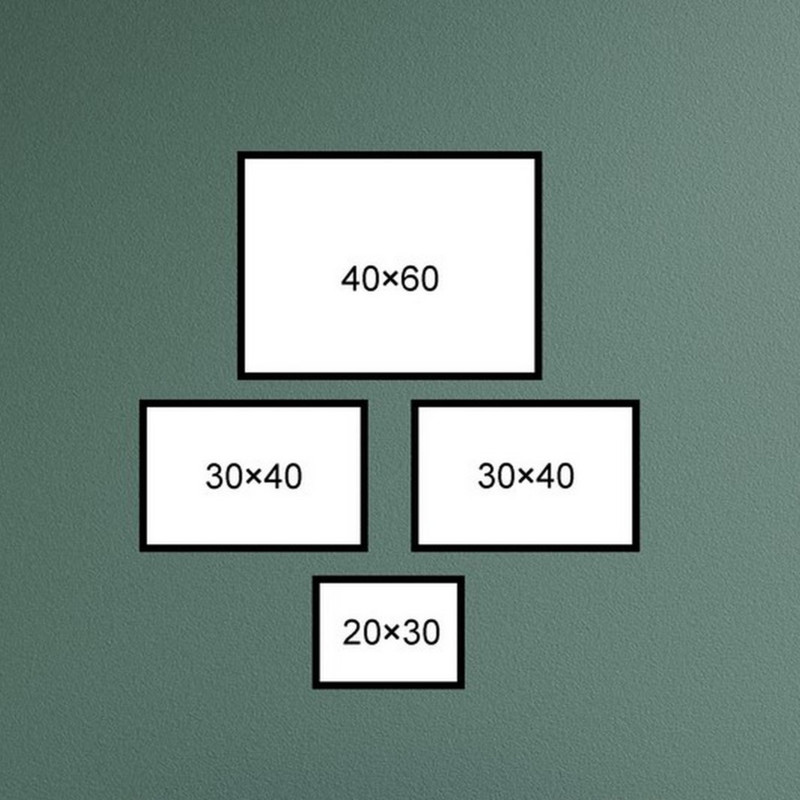 قاب عکس بکلیت مدل 215T مجموعه چهار عددی