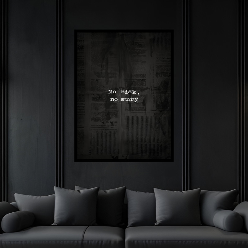 تابلو بکلیت طرح دکوری جمله انگیزشی  مدل B-bu5919 فریم مشکی