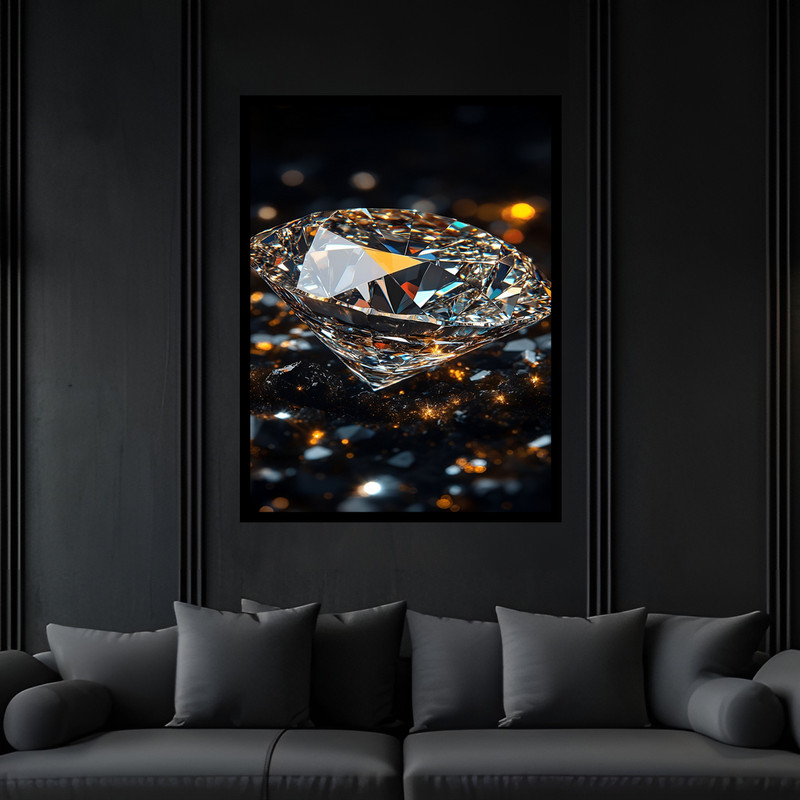 تابلو بکلیت طرح دکوراتیو لوکس مدرن عطر ادکلن مدل B-bu7051 فریم مشکی