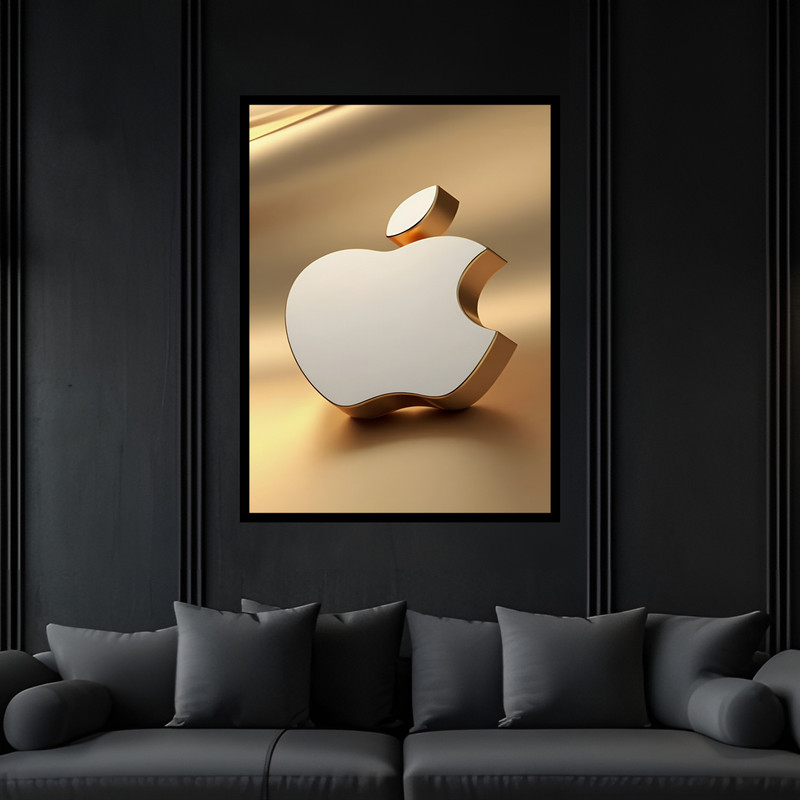 تابلو بکلیت طرح دکوراتیو مدرن شرکت اپل مدل B-bu7262 فریم مشکی