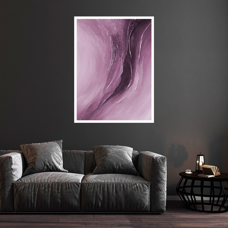 تابلو بکلیت طرح دکوراتیو مدرن و کلاسیک مدل W-bu5839 فریم سفید